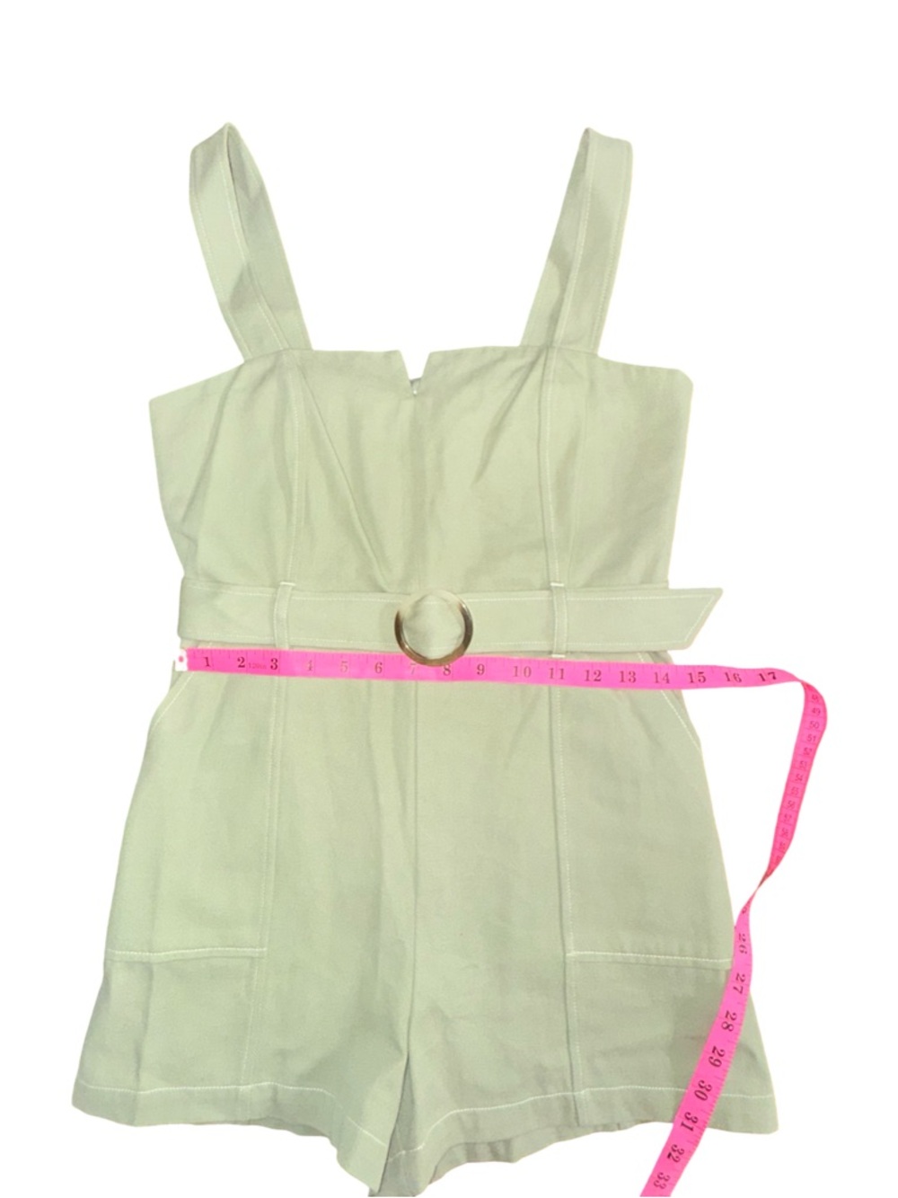 NWT Intermix Sage Green Romper - Picture 4 of 6